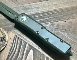 Microtech UTX-85 D/E Cerakote OD Green Standard 232-1COD -Helle Shop microtech microtech utx 85 d e cerakote od green standard 232 1cod 39393637466324