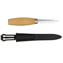 Morakniv Mora M-106-1630 Wood Carving 106 Fixed 3.25" Laminated Steel Blade, Birch (Sweden)