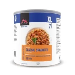 Classic Spaghetti With Meat Sauce Survival & Emergency Food #10 Can