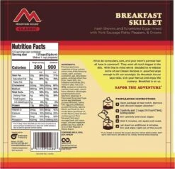 Mountain House Classic Breakfast Skillet Survival & Emergency Food (2 Servings) 6 Mountain House Classic Breakfast Skillet Survival & Emergency Food (2 Servings) -Helle Shop mountain house mountain house classic breakfast skillet survival emergency food 2 servings 39393644282068