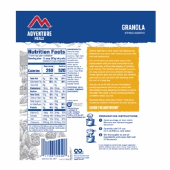 Mountain House Granola With Milk And Blueberries Hiking, Survival & Emergency Food (Pouch) -Helle Shop mountain house mountain house granola with milk and blueberries hiking survival emergency food pouch 40444192162004