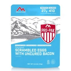 Mountain House Scrambled Eggs With Bacon Pro-Pak Hiking, Survival & Emergency Food (Pouch)