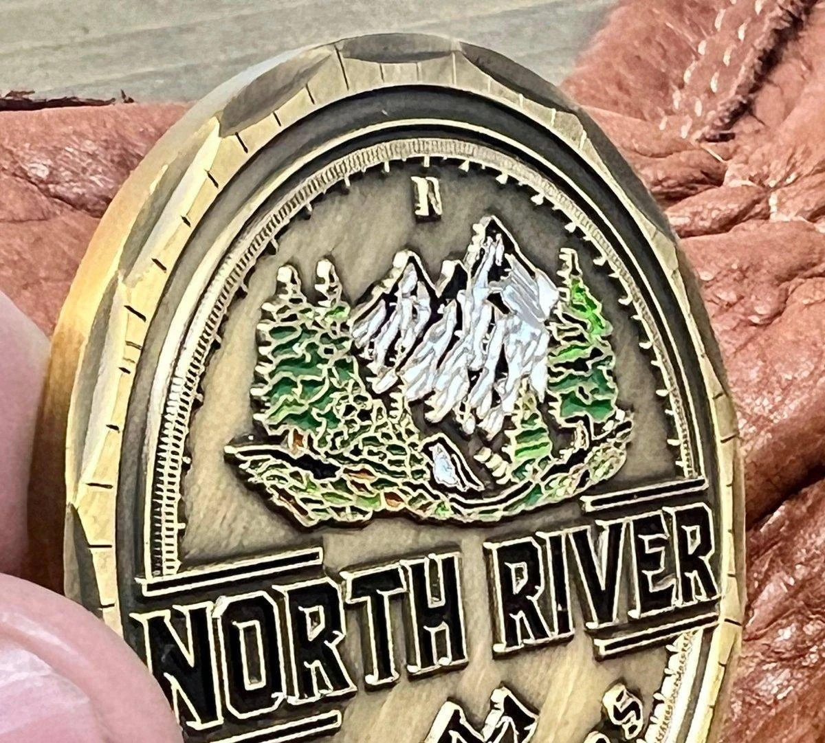 Custom Antique Bronze Challenge Coin By NORTH RIVER OUTDOORS - Limited Run - Serialized 2 Custom Antique Bronze Challenge Coin By NORTH RIVER OUTDOORS - Limited Run - Serialized - Image 2