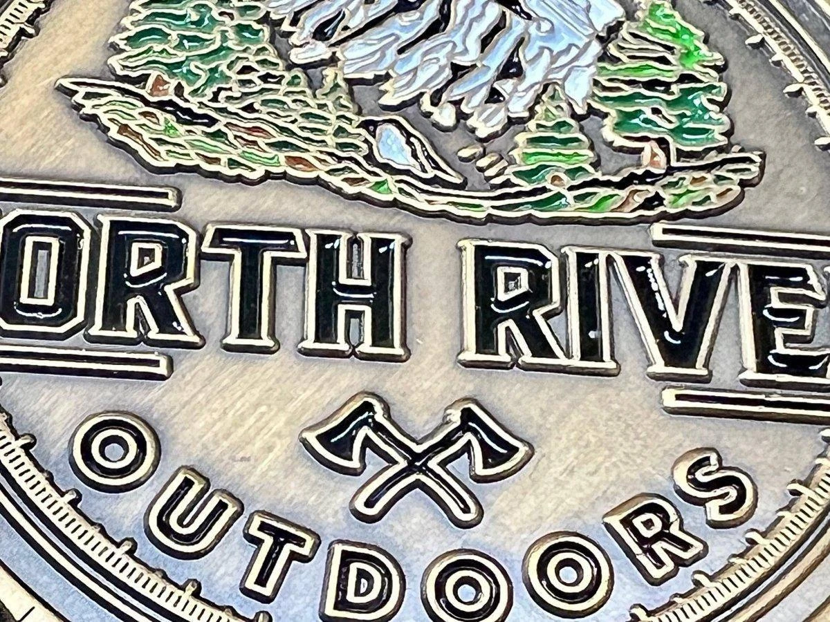 Custom Antique Bronze Challenge Coin By NORTH RIVER OUTDOORS - Limited Run - Serialized 4 Custom Antique Bronze Challenge Coin By NORTH RIVER OUTDOORS - Limited Run - Serialized - Image 4