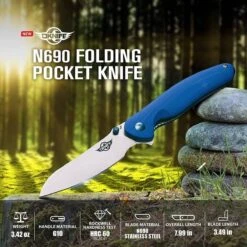 Olight OKNIFE Drever N690 Tactical EDC Folding Pocket Knife - G10 -Helle Shop olight oknife drever n690 tactical edc folding pocket knife g10 39393651163348