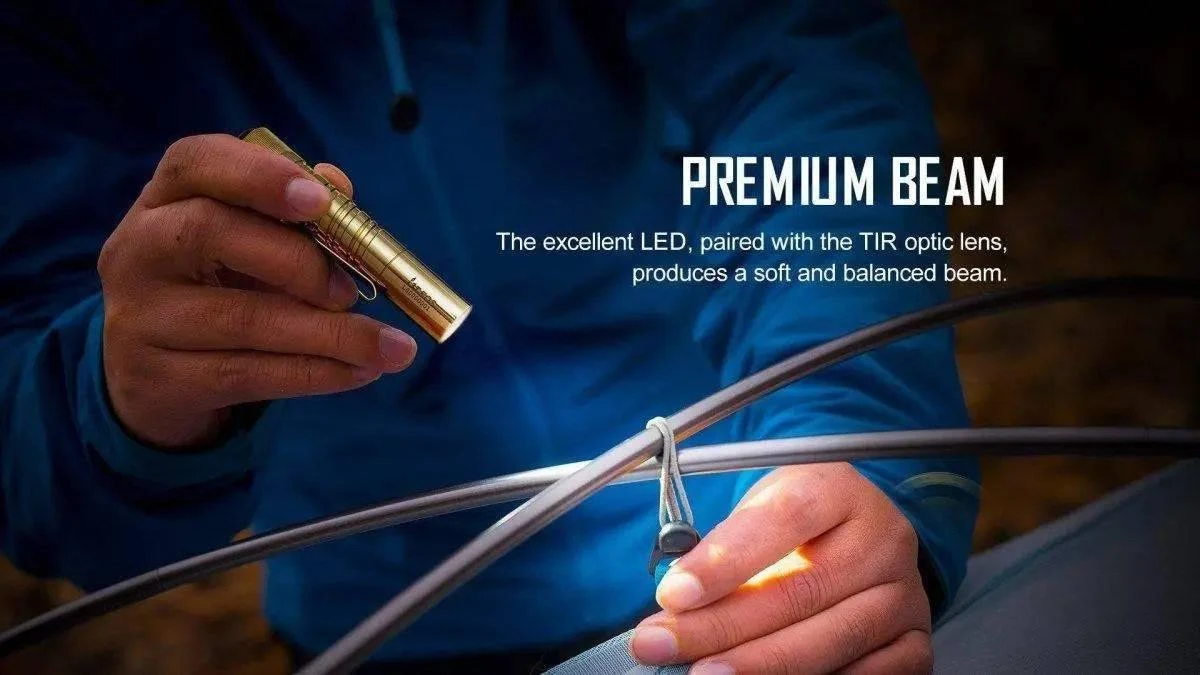 Olight I3T EOS Brass Flashlight (Limited Edition) 5 Olight I3T EOS Brass Flashlight (Limited Edition) - Image 5