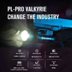OLIGHT PL-Pro Valkyrie 1500 Lumens Rechargeable Weaponlight -Helle Shop olight olight pl pro valkyrie 1500 lumens rechargeable weaponlight 41986530443476