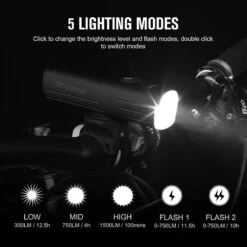 Olight RN 1500 Bike Light (1,500 Lumen) -Helle Shop olight olight rn 1500 bike light 1 500 lumen 39393665974484