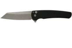 Pro-Tech 5206 Malibu Manual Flipper Knife 3.30" CPM-20CV Black DLC Textured Handles -Helle Shop protech knives pro tech 5206 malibu manual flipper knife 3 30 cpm 20cv black dlc textured handles 39393708310740