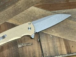Pro-Tech 5311 Malibu Manual Flipper Knife 3.30" MagnaCut Stonewashed Wharncliffe Bronze Handle -Helle Shop protech knives pro tech 5311 malibu manual flipper knife 3 30 magnacut stonewashed wharncliffe bronze handle 39393710866644