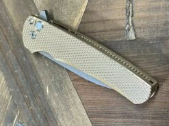 Pro-Tech 5311 Malibu Manual Flipper Knife 3.30" MagnaCut Stonewashed Wharncliffe Bronze Handle -Helle Shop protech knives pro tech 5311 malibu manual flipper knife 3 30 magnacut stonewashed wharncliffe bronze handle 39393711096020