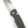 Pro-Tech 7701 TR-3 Integrity Manual Folding Knife 3.5" S35VN Two-Tone Plain Blade Blasted Titanium Handles Frame Lock (USA)