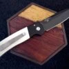 Pro-Tech BT2752 Terzuola ATCF Auto "Tuxedo" Blk Alum / Ivory Micarta / 3D Ti Clip Magnacut Knife