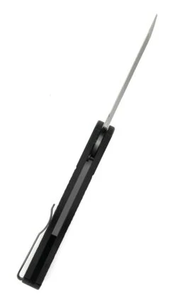 Pro-Tech E7T05 Emerson CQC7 Auto Folding Knife 3.25" 154CM Tanto Plain Blade Black Jigged Handles -Helle Shop protech knives pro tech e7t05 emerson cqc7 auto folding knife 3 25 154cm tanto plain blade black jigged handles 39748303061204