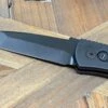Pro-Tech Emerson E7T Operator Tritium Button Tanto Knife (3.25" Black)