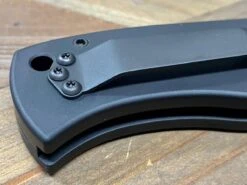 Pro-Tech Emerson E7T Operator Tritium Button Tanto Knife (3.25" Black) -Helle Shop protech knives pro tech emerson e7t operator tritium button tanto knife 3 25 black 39393713881300