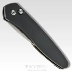 Pro-Tech Half Breed Auto 3605 Black Handle Stonewash BLade -Helle Shop protech knives pro tech half breed auto 3605 black handle stonewash blade 39393710047444