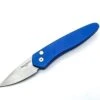 Pro-Tech Half Breed Auto 3605-BLUE Handle Stonewash BLade