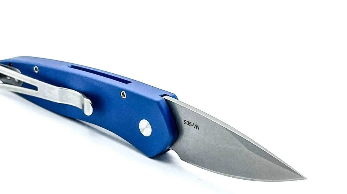 Pro-Tech Half Breed Auto 3605-BLUE Handle Stonewash BLade 3 Pro-Tech Half Breed Auto 3605-BLUE Handle Stonewash BLade - Image 3