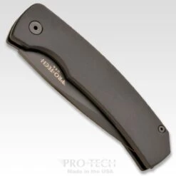 Pro-Tech Magic 2 Mike "Whiskers" Allen Auto Black Blade Black Handle (3.75") M2603 -Helle Shop protech knives pro tech magic 2 mike whiskers allen auto black blade black handle 3 75 m2603 39393712832724