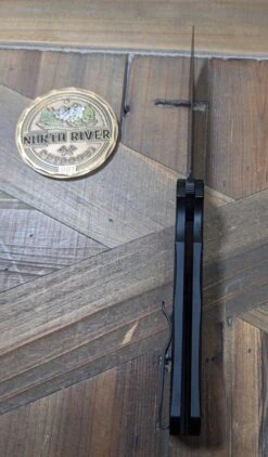 Pro-Tech Malibu All Black MagnaCut Wharncliffe Dragon Scale Flipper Knife (3.3" DLC) -Helle Shop protech knives pro tech malibu all black magnacut wharncliffe dragon scale flipper knife 3 3 dlc 39393713586388