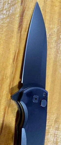 Pro-Tech Malibu Wharncliffe Flipper Knife (3.3" DLC) -Helle Shop protech knives pro tech malibu wharncliffe flipper knife 3 3 dlc 41987161817300
