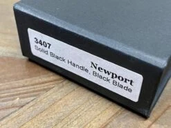 Pro-Tech Newport 3407 Auto Knife Black (3") (Black Blade) -Helle Shop protech knives pro tech newport 3407 auto knife black 3 black blade 41987038609620