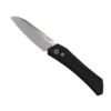 Pro-Tech Oligarch Auto Folder Black Aluminum Body Magnacut Stonewashed Plain Edge (3.25") DS101