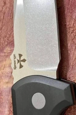 Pro-Tech Rockeye Auto Black Handle, Stonewash S35VN Blade LG301 -Helle Shop protech knives pro tech rockeye auto black handle stonewash s35vn blade lg301 41987228827860