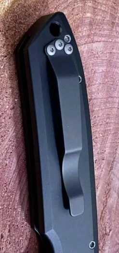 Pro-Tech Rockeye Auto Black Handle, Stonewash S35VN Blade LG301 -Helle Shop protech knives pro tech rockeye auto black handle stonewash s35vn blade lg301 41987229122772