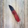 Pro-Tech Runt 5 R5303-Red Magnacut Black DLC Wharnie Blade Solid Red Aluminum Handle
