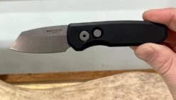 Pro-Tech Runt 5 R5401 Magnacut SW Reverse Tanto Blade Black Handle (USA) -Helle Shop protech knives pro tech runt 5 r5401 magnacut sw reverse tanto blade black handle usa 39393716666580