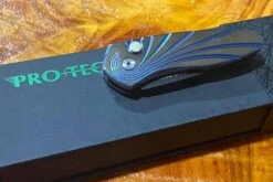 Pro-Tech Sprint 2952 Custom, 2-Tone Milled Titanium / DLC S35VN (USA) -Helle Shop protech knives pro tech sprint 2952 custom 2 tone milled titanium dlc s35vn usa 39393719419092