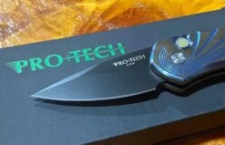 Pro-Tech Sprint 2952 Custom, 2-Tone Milled Titanium / DLC S35VN (USA) -Helle Shop protech knives pro tech sprint 2952 custom 2 tone milled titanium dlc s35vn usa 39393719484628