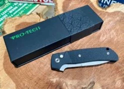 Pro-Tech Terzuola ATCF Auto Textured Blk (3.5" Stonewash Magnacut) BT2714 -Helle Shop protech knives pro tech terzuola atcf auto textured blk 3 5 stonewash magnacut bt2714 39393721450708