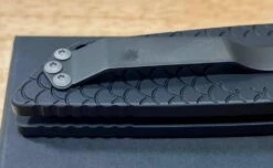 Pro-Tech TR-3 MC1 Magnacut Knife Fish Scale Black 11 Pro-Tech TR-3 MC1 Magnacut Knife Fish Scale Black -Helle Shop protech knives pro tech tr 3 mc1 magnacut knife fish scale black 39393722106068