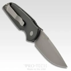 Pro-Tech TR-3 Tactical Response Auto Knife (3.5" Bead Blasted Plain) -Helle Shop protech knives pro tech tr 3 tactical response auto knife 3 5 bead blasted plain 39393719943380