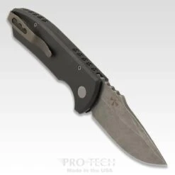 Protech Les George SBR Acid Washed Knife Textured Black (2.6") -Helle Shop protech knives protech les george sbr acid washed knife textured black 2 6 41986757656788