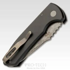 Protech Les George SBR Acid Washed Knife Textured Black (2.6") -Helle Shop protech knives protech les george sbr acid washed knife textured black 2 6 41986757951700