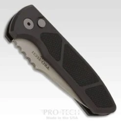 ProTech Les George SBR LG405 Stonewashed Blade Knurled (USA) -Helle Shop protech knives protech les george sbr lg405 stonewashed blade knurled usa 41986409988308