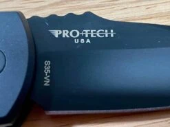 Protech LG403-LH Les George SBR Left Handed Auto Folding Knife 2.5" S35VN -Helle Shop protech knives protech lg403 lh les george sbr left handed auto folding knife 2 5 s35vn 39393723056340