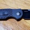 Protech USA Tactical Response Auto Knife (3.5" Black Plain) TR-3 X1 D2