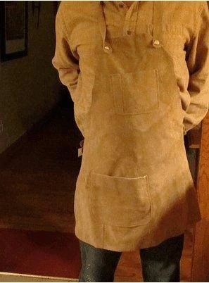 Ramelson Suede/Leather 3 Pocket Blacksmith Woodcarvers Apron 2 Ramelson Suede/Leather 3 Pocket Blacksmith Woodcarvers Apron - Image 2