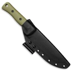Reiff Knives F6 Leuku Survival Fixed Blade Knife 6" CPM-3V Acid Stonewashed Drop Point, OD Green Handles -Helle Shop reiff knives reiff knives f6 leuku survival fixed blade knife 6 cpm 3v acid stonewashed drop point od green handles 39393727938772