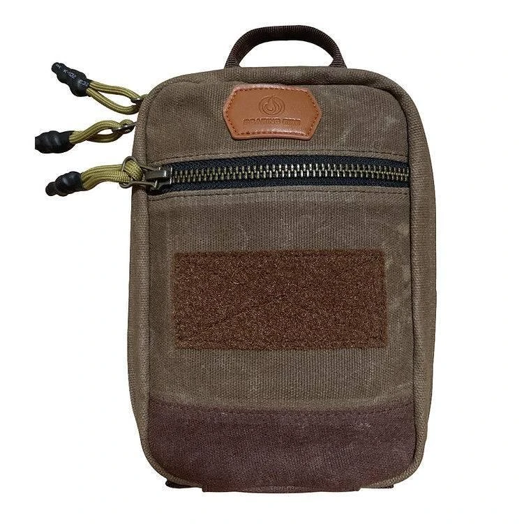 Roaring Fire Smolder Waxed Canvas Gear Organizer Pouch 1 Roaring Fire Smolder Waxed Canvas Gear Organizer Pouch