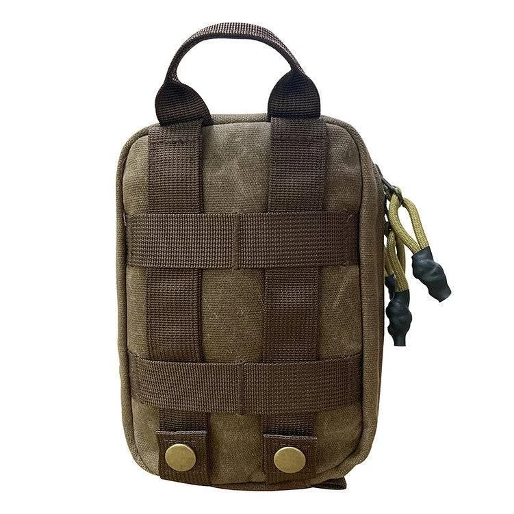 Roaring Fire Smolder Waxed Canvas Gear Organizer Pouch 2 Roaring Fire Smolder Waxed Canvas Gear Organizer Pouch - Image 2