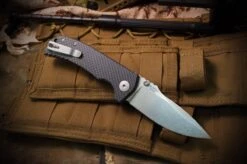 Spartan Field Grade Les George Astor SFBL8CF Folding Knife 3.625" CTS-XHP -Helle Shop spartan blades spartan field grade les george astor sfbl8cf folding knife 3 625 cts xhp 39393751630036