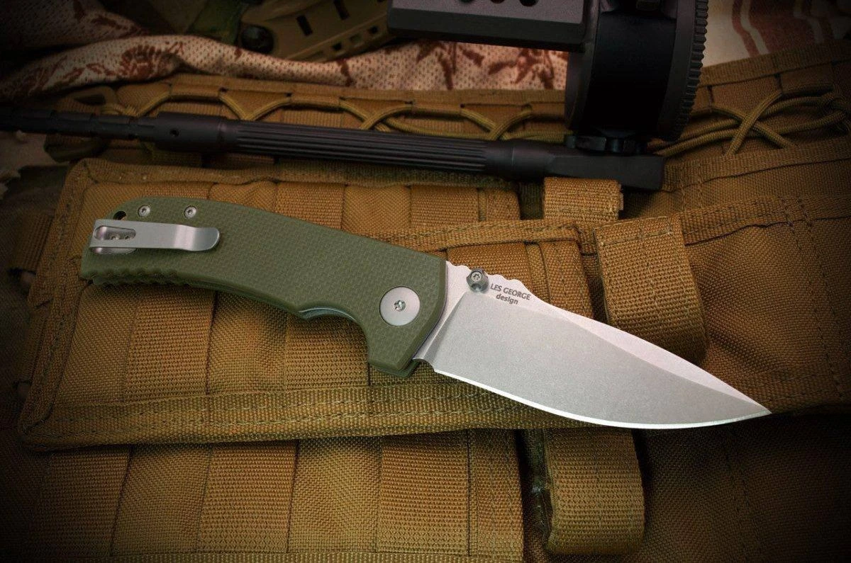 Spartan Field Grade Les George Astor SFBL8CR Folding Knife 3.625" CTS-XHP OD 2 Spartan Field Grade Les George Astor SFBL8CR Folding Knife 3.625" CTS-XHP OD - Image 2