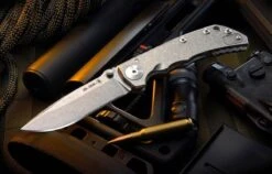 Spartan Harsey Folding SF5SW Knife 3.95" S45VN Titanium