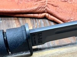 USMC KA-BAR Knife Spartan MagnaCut Black Blade W/ Tan Kydex Sheath (USA) -Helle Shop spartan blades usmc ka bar knife spartan magnacut black blade w tan kydex sheath usa 39393756938452